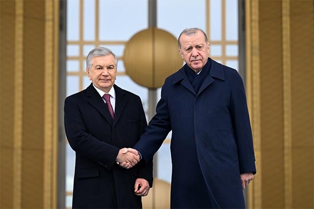 Состоялась церемония официальной встречи Президента Узбекистана