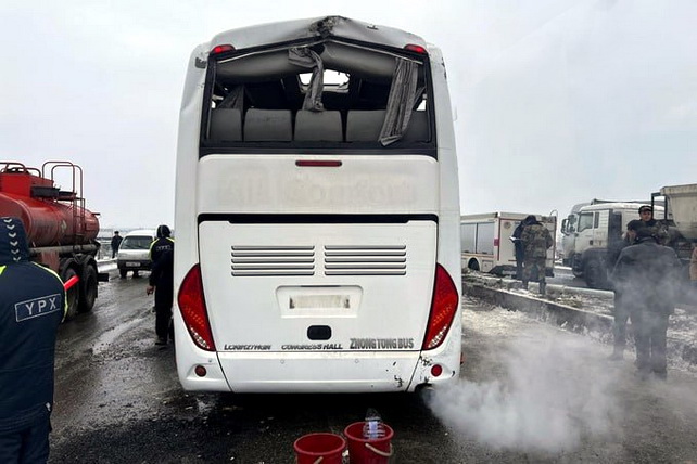 O‘zbekistonda avtobus ishtirokida YTH: erkak halok bo‘ldi, 23 ta ayol jabrlandi