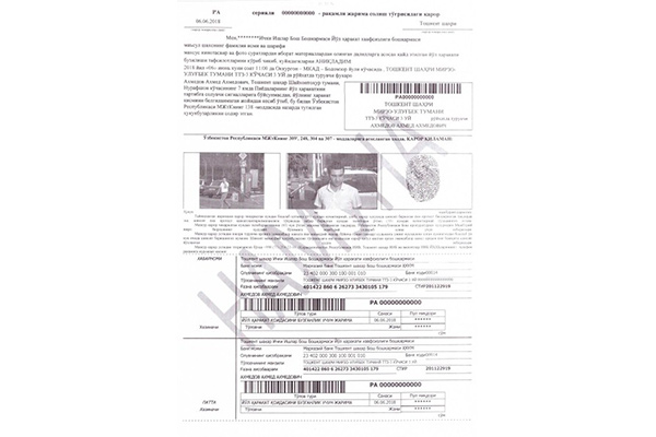 Interior Ministry approves protocol, registered in electronic form against pedestrian, who violated traffic rules