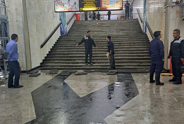 Tashkent clarifies reports of flooding at Chorsu metro station