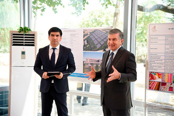 President Shavkat Mirziyoyev supported innovative projects of entrepreneurs