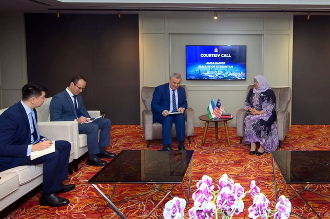 Kuala-Lumpur shahri meriyasi Toshkent va Samarqand shaharlari bilan hududlararo hamkorlikni chuqurlashtirish istiqbollarini ko'rib chiqmoqda