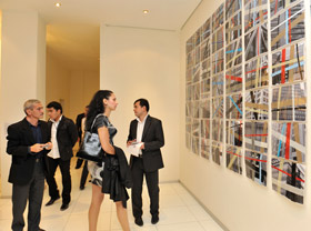 Catherine Metais presents her works in Uzbek capital