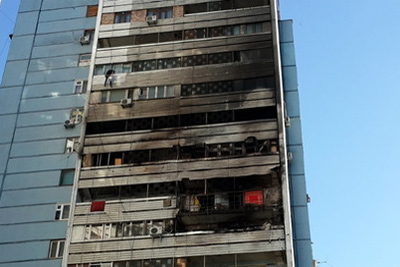 Interior Ministry: Fire damages several apartments in Tashkent