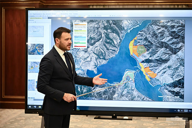 Toshkent viloyati hokimligi Sea Breeze Uzbekistan qurilishida shaffoflik va ekologik nazoratni ta'minlashga va'da bermoqda