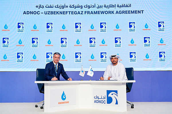 ADNOC signs framework agreement with Uzbekneftegaz