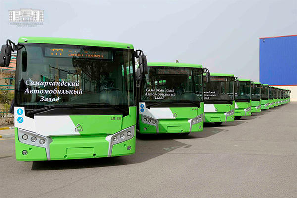 Tashkent city receives 20 buses of SAZ LE60 model