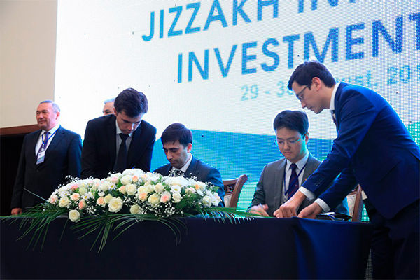Documents for US$800m signed within Jizzakh Investment Forum