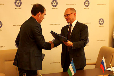 Uzbekistan and Russia sign agreement on irradiated fuel