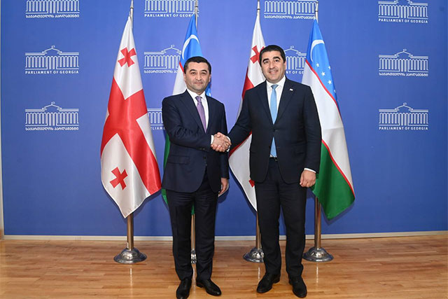 O‘zbekiston tashqi ishlar vaziri Gruziya parlamenti raisi bilan uchrashdi