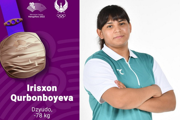 Hangzhou 2022: Iriskhon Kurbonboeva is a bronze medal winner of the Asian Games