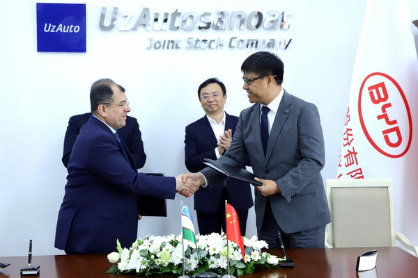 Production of BYD electric vehicles starts in Uzbekistan