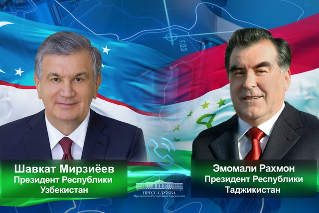 O‘zbekiston va Tojikiston yetakchilari telefon orqali suhbatlashdi