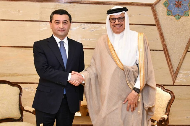 Baxtiyor Saidov Bahrayn Podshohligi tashqi ishlar vaziri bilan uchrashdi