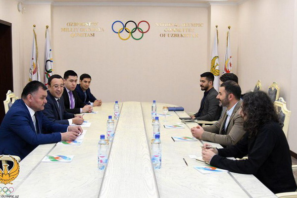 Representatives of the World Confederation of Ethnosport visit the National Olympic Committee