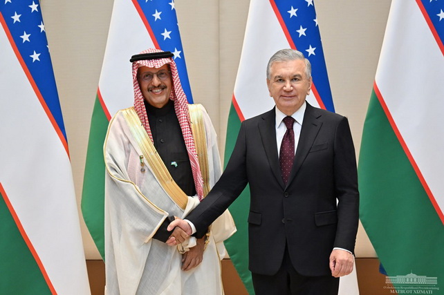 O‘zbekiston Prezidenti Saudiya Arabistoni kompaniyalari bilan hamkorlik jadal rivojlanayotganidan mamnunligini bildirdi