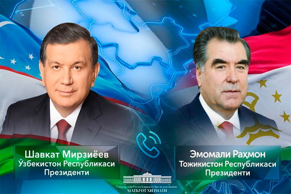Uzbek, Tajik Presidents hold telephone conversation