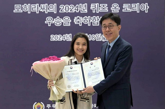 O‘zbekiston vakili «Quiz on Korea»da g‘olib chiqdi