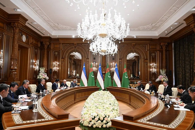 Samarqandda O‘zbekiston-Turkmaniston muzokaralari bo‘lib o‘tdi