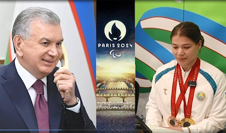 President congratulates Paralympic champions over the phone