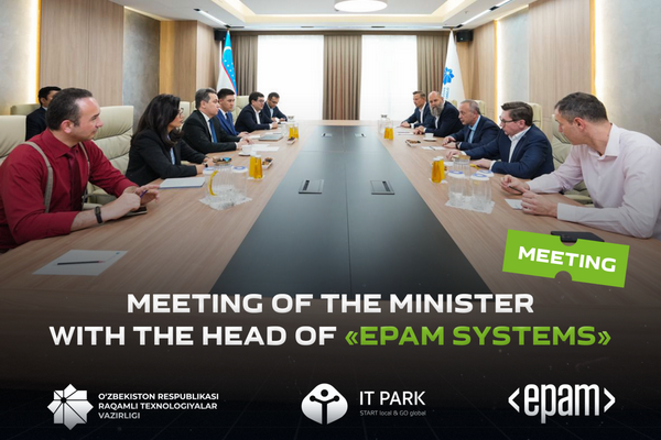 Minister of Digital Technologies held a meeting with the head of EPAM Systems