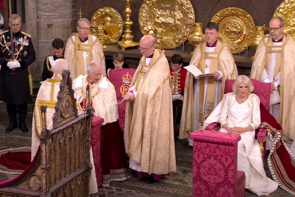 British King Charles III crowned in London