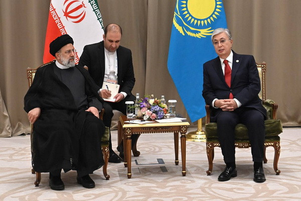 Kassym-Jomart Tokayev meets with the President of the Islamic Republic of Iran