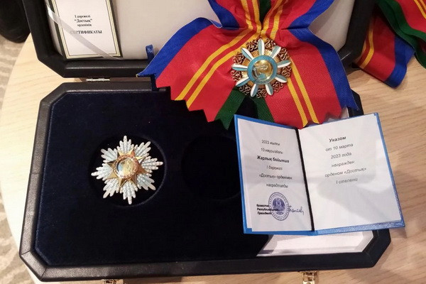 The CIS Secretary General was awarded the state award of Kazakhstan