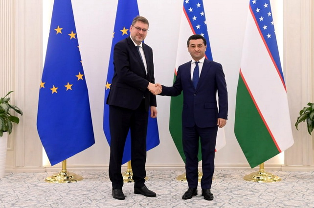 O‘zbekiston Tashqi ishlar vaziri Yevropa Ittifoqining Markaziy Osiyo bo‘yicha maxsus vakili bilan uchrashdi