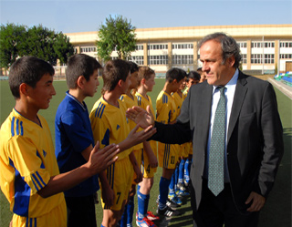 UEFA President says Uzbekistan is a football country