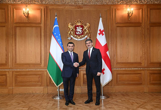 Baxtiyor Saidov Gruziya prezidenti Mixail Kavelashvili bilan uchrashdi