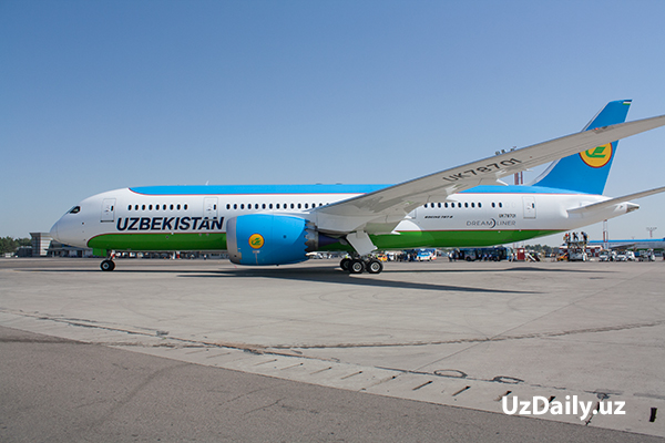 5-сентябрдан “Boeing 787 Dreamliner” маҳаллий рейсларда уча бошлайди