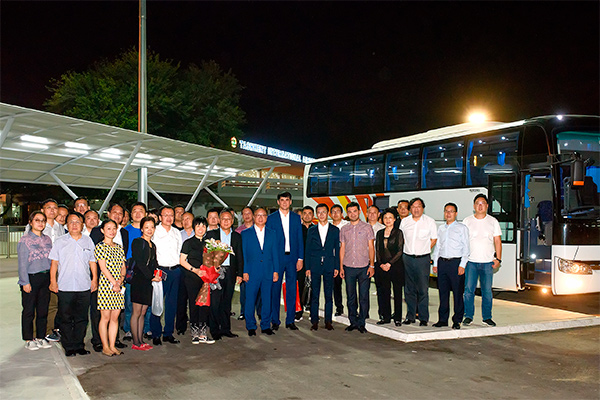Delegation of China National Textile and Apparel Council arrives in Uzbekistan