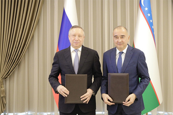 Saint Petersburg and Tashkent signa road map for 2022-2026