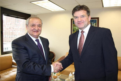 Abdulaziz Kamilov meets Slovak Foreign Minister