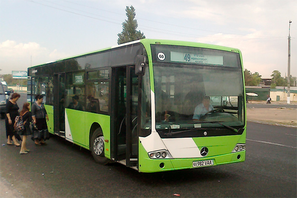 Tashkent suspends operation of Mercedes-Benz buses, produced in 2008–2009
