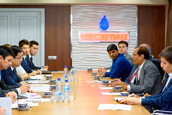 Uzbekneftegaz and ONGS Videsh discuss opportunities for cooperation