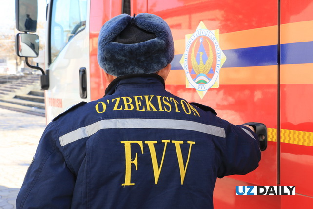 В Яшнабадском районе Ташкента произошёл пожар в складском помещении