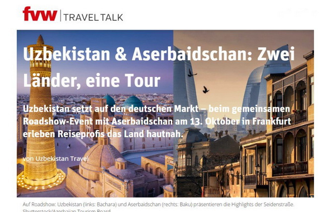 O‘zbekiston Yevropada turizm brendini targ‘ib qilishni kuchaytirmoqda