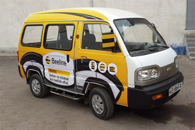 Beeline launches mobile service points on wheels in Namangan region