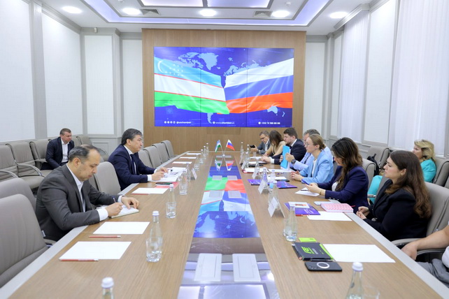 O‘zbekiston Savdo-sanoat palatasida Moskva hukumati delegatsiyasi bilan uchrashuv bo‘lib o‘tdi