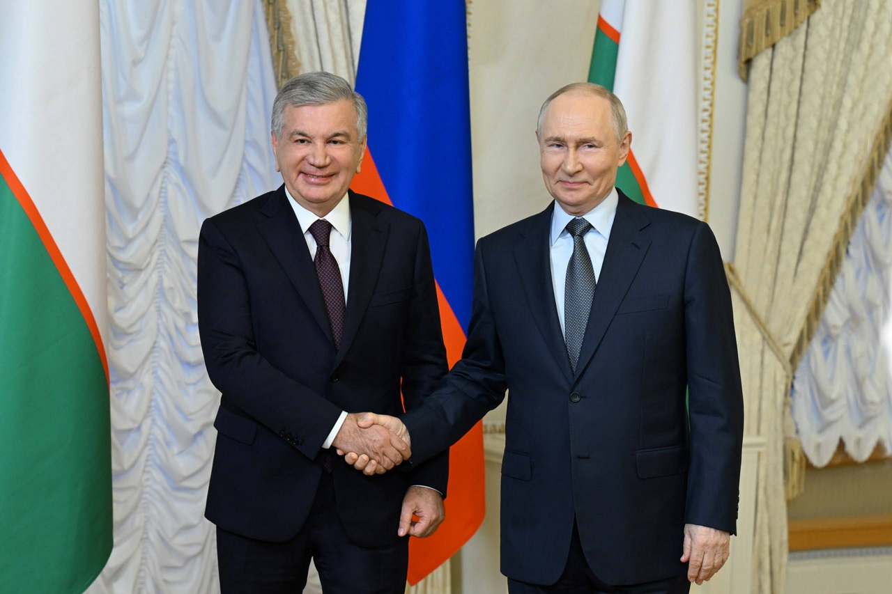 Mirziyoyev and Putin Discuss Expansion of Strategic Partnership