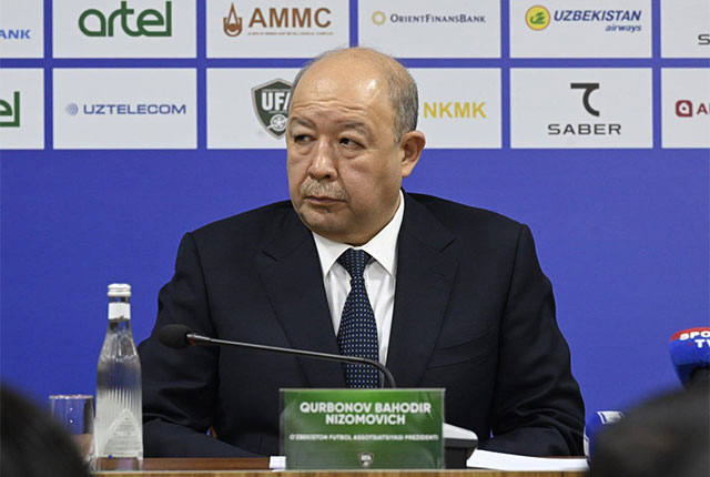 Baxodir Qurbonov O‘zbekiston futbol assotsiatsiyasi prezidenti bo‘ldi