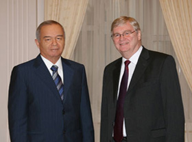 Uzbek President meets head of GM International Operations