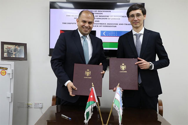 Uzbekistan and Jordan Establish Joint Working Group for Investment Projects
