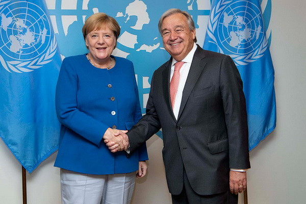 Guterres offers Merkel a job at the UN