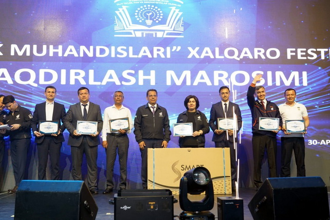 Uzbek students win prizes at Engineers Future festival