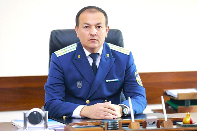 Abdukaxor Mullajanov Navoiy viloyatining yangi prokurori etib tayinlandi