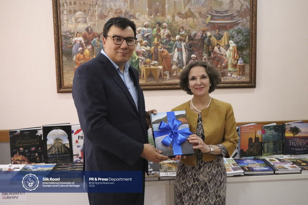 French Ambassador presented valuable books to the Silk Road International University