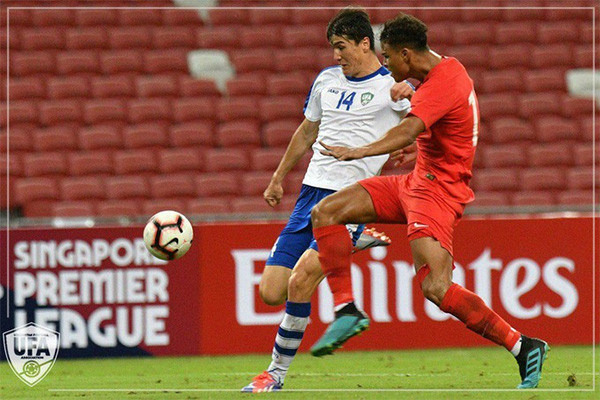 Uzbekistan defeats Singapore